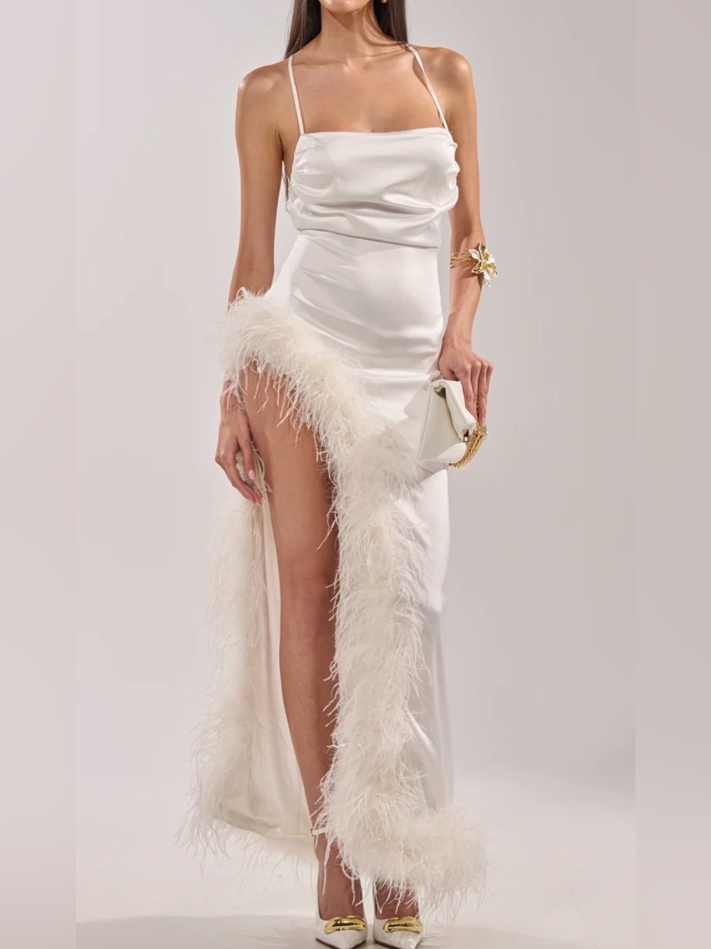 LIGHT AS A FEATHER MAXI DRESS